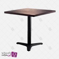 میز ناهارخوری مربع پایه سه پر